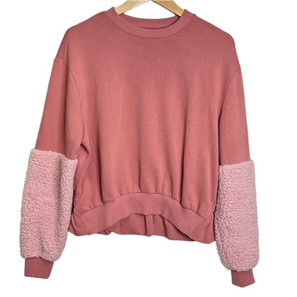 NYLORA X BANDIER Sweater Lovette Sweatshirt Dusty‎ Pink Size Small